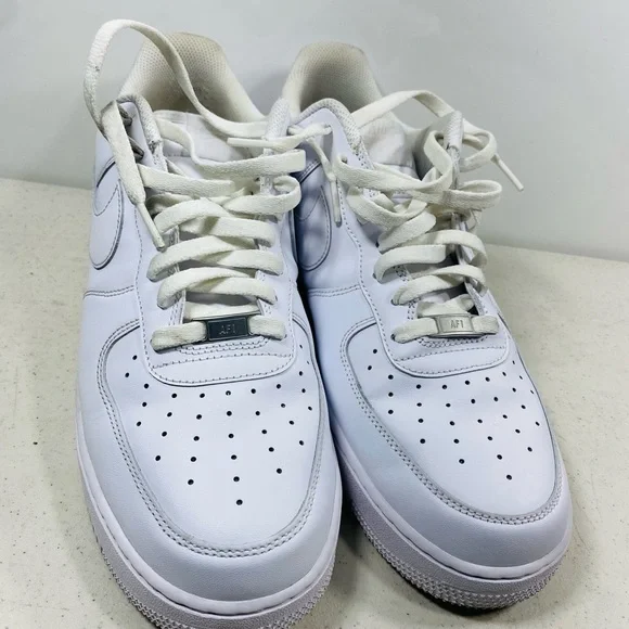 Nike Air Force 1 Low White '07 Mens White Sports Sneaker CW2288-111 size 13